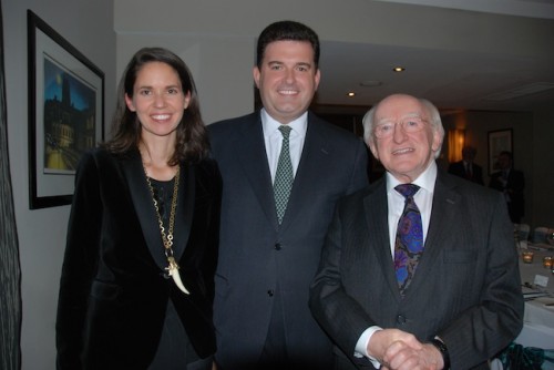 Read more about the article Anthony Bailey visits the University of Liverpool for a lecture by the President of Ireland