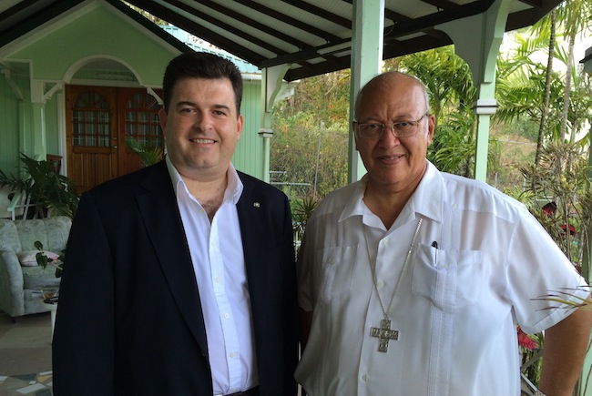 Read more about the article Anthony Bailey visits Saint Lucia
