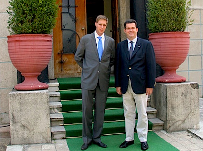 You are currently viewing Crown Prince Leka II of Albania received Anthony Bailey