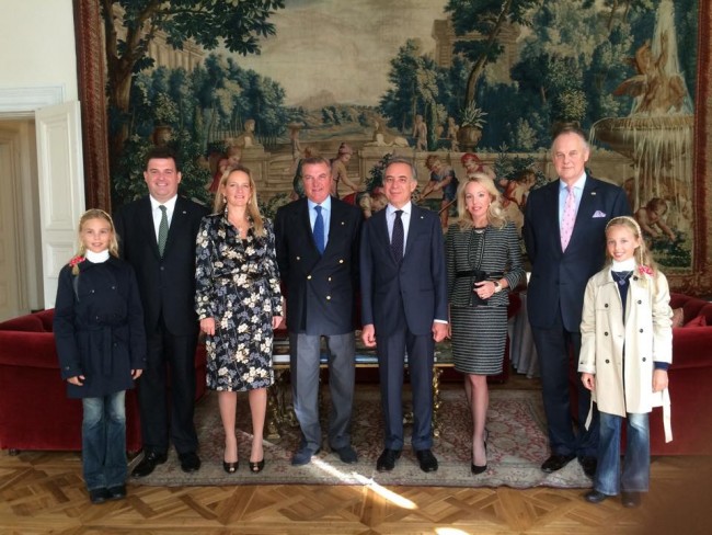 Anthony Bailey accompanies TRH The Duke & Duchess of Castro in London ...