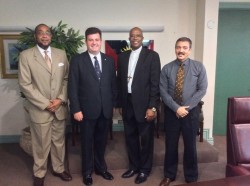 Secretary General and Delegate Anthony Bailey visits Antigua & Barbuda1