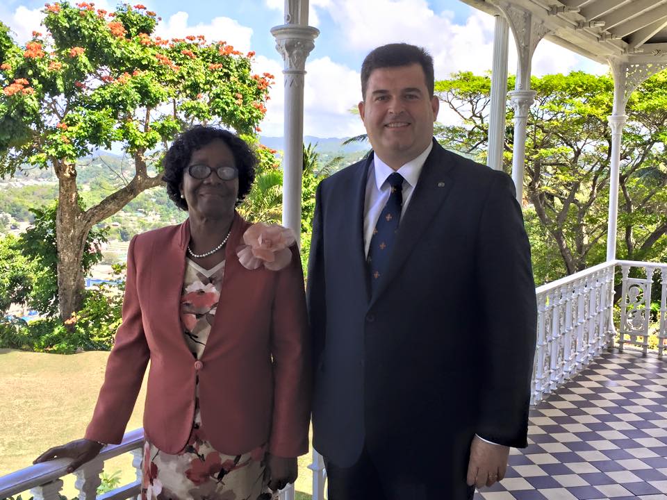 Read more about the article Anthony Bailey visits St Lucia for launch of charitable programme
