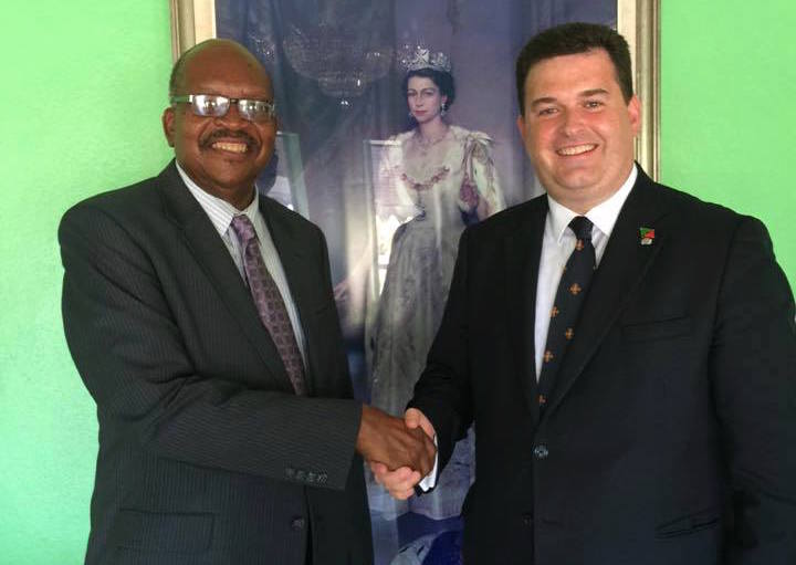 Read more about the article Anthony Bailey officially visits St Christopher and Nevis