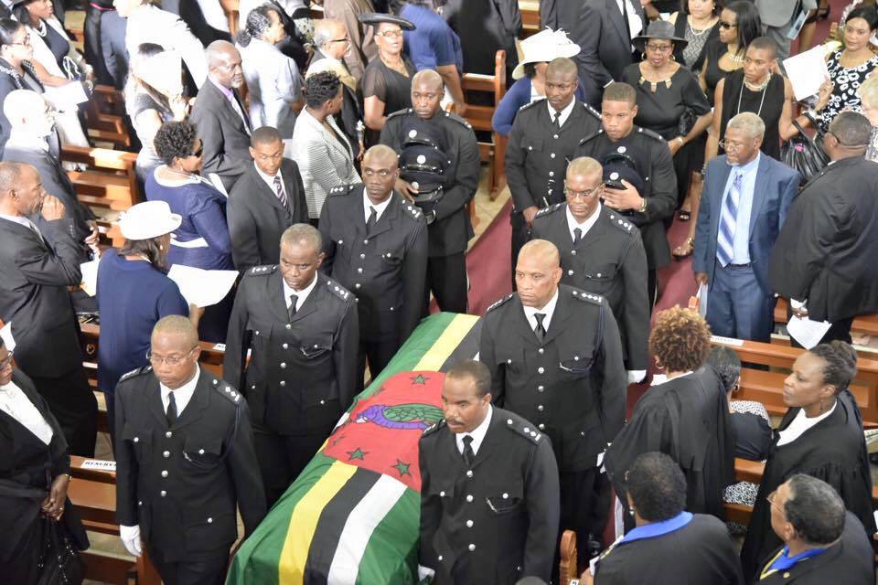 Read more about the article Anthony Bailey attends State Funeral of former Dominican Head of State