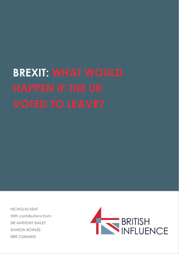 Read more about the article Brexit: What would happen if the UK voted to leave? report launched by British Influence and Anthony Bailey Consulting